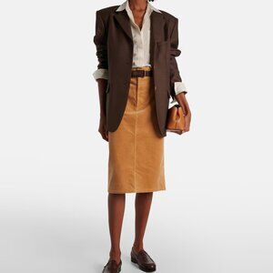 NWT Polo Ralph Lauren Cotton Corduroy Pencil Skirt